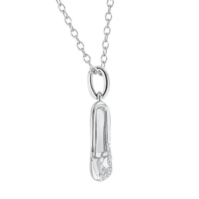Glass sales slipper pendant