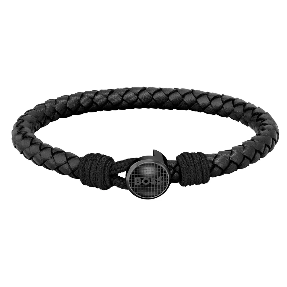 Hugo boss sales mens leather bracelet