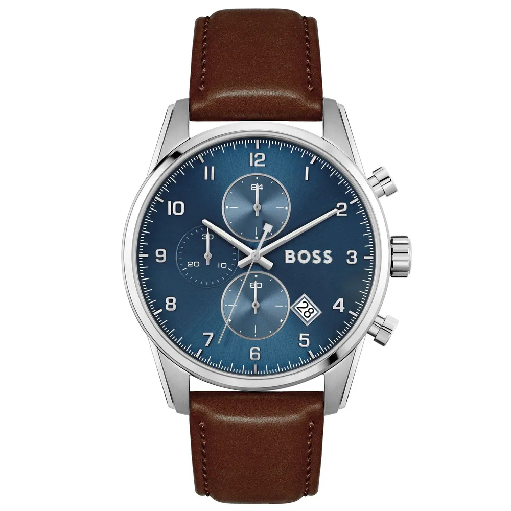Hugo boss blue dial men's cheap watch