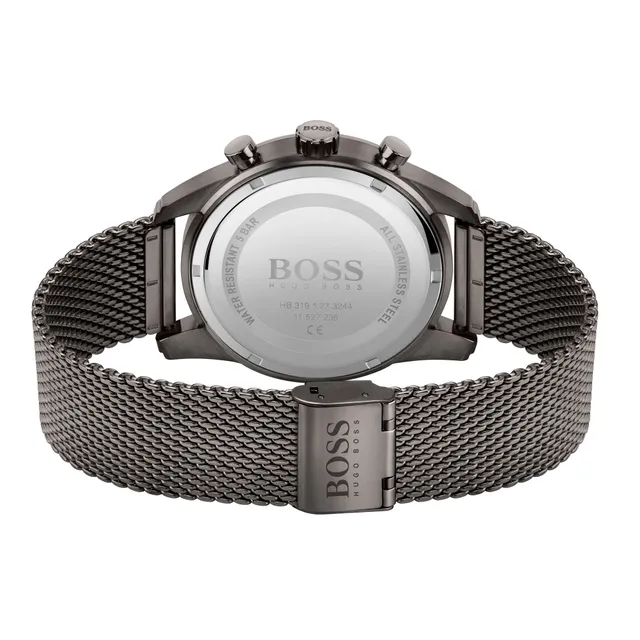 Hugo Boss Skymaster Chronograph Dial Ion Plated Mesh Bracelet
