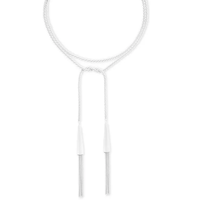 Kendra Scott Phara Necklace in Matte White Bridge Street Town Centre