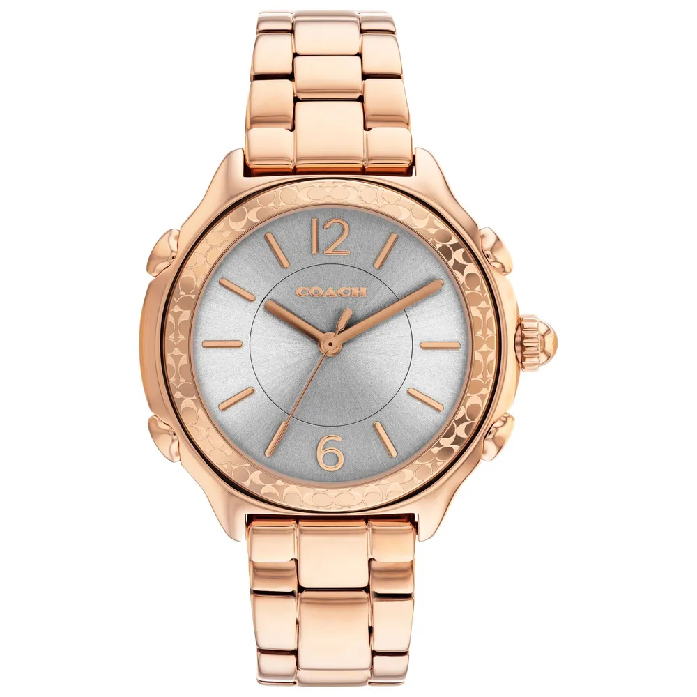 Coach ladies watch rose gold top