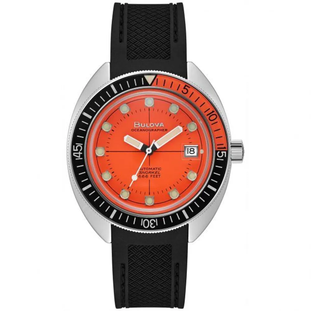 Bulova hot sale rubber strap