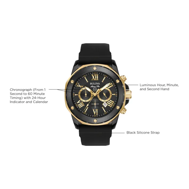 98b278 men's marine star chronograph watch cheap