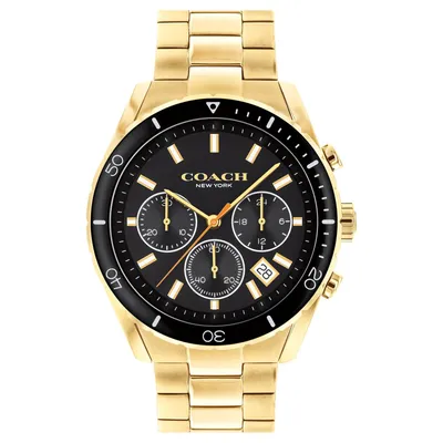 Black men's coach watch shop