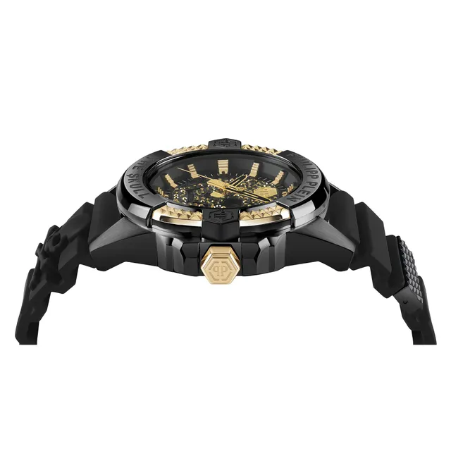 Philipp Plein Men's Philipp Plein The Skull Titan Black Ion-Plated