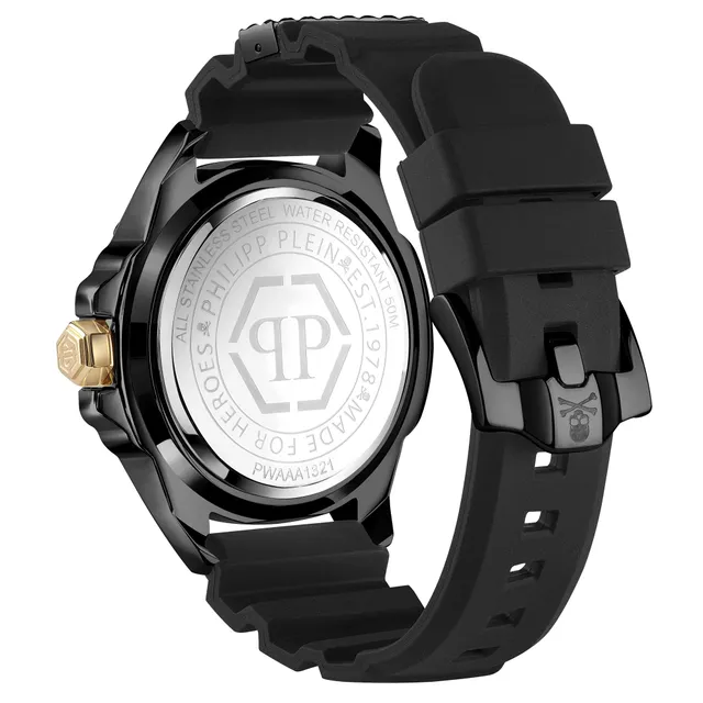 Philipp Plein Men's Philipp Plein The Skull Titan Black Ion-Plated