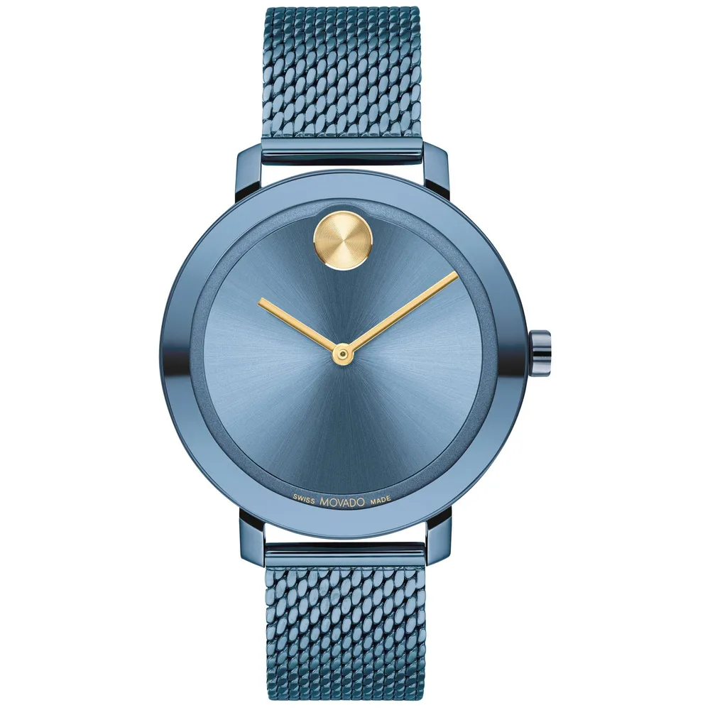 Large movado bold top evolution watch