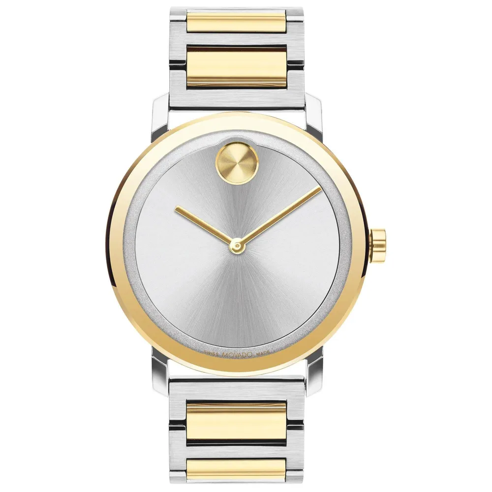 Movado BOLD Evolution Two Tone Bracelet Watch 40mm 3600887