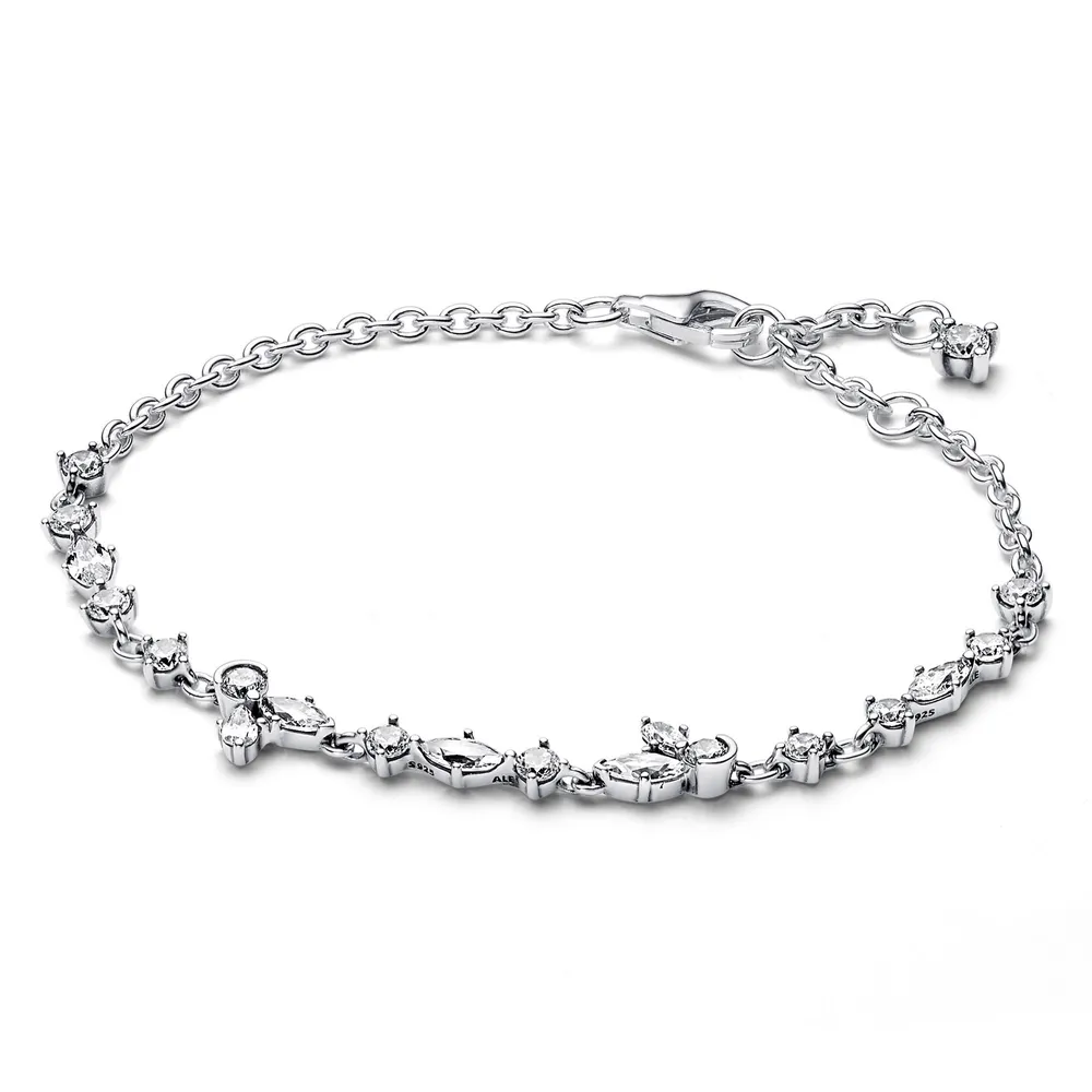 Pandora Sparkling Herbarium Cluster Chain Bracelet Bridge Street