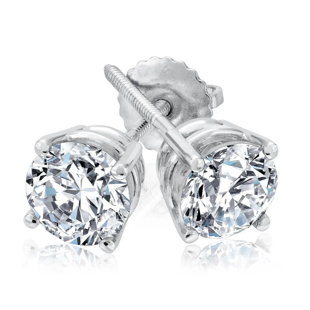 Bridge diamond hotsell stud earrings