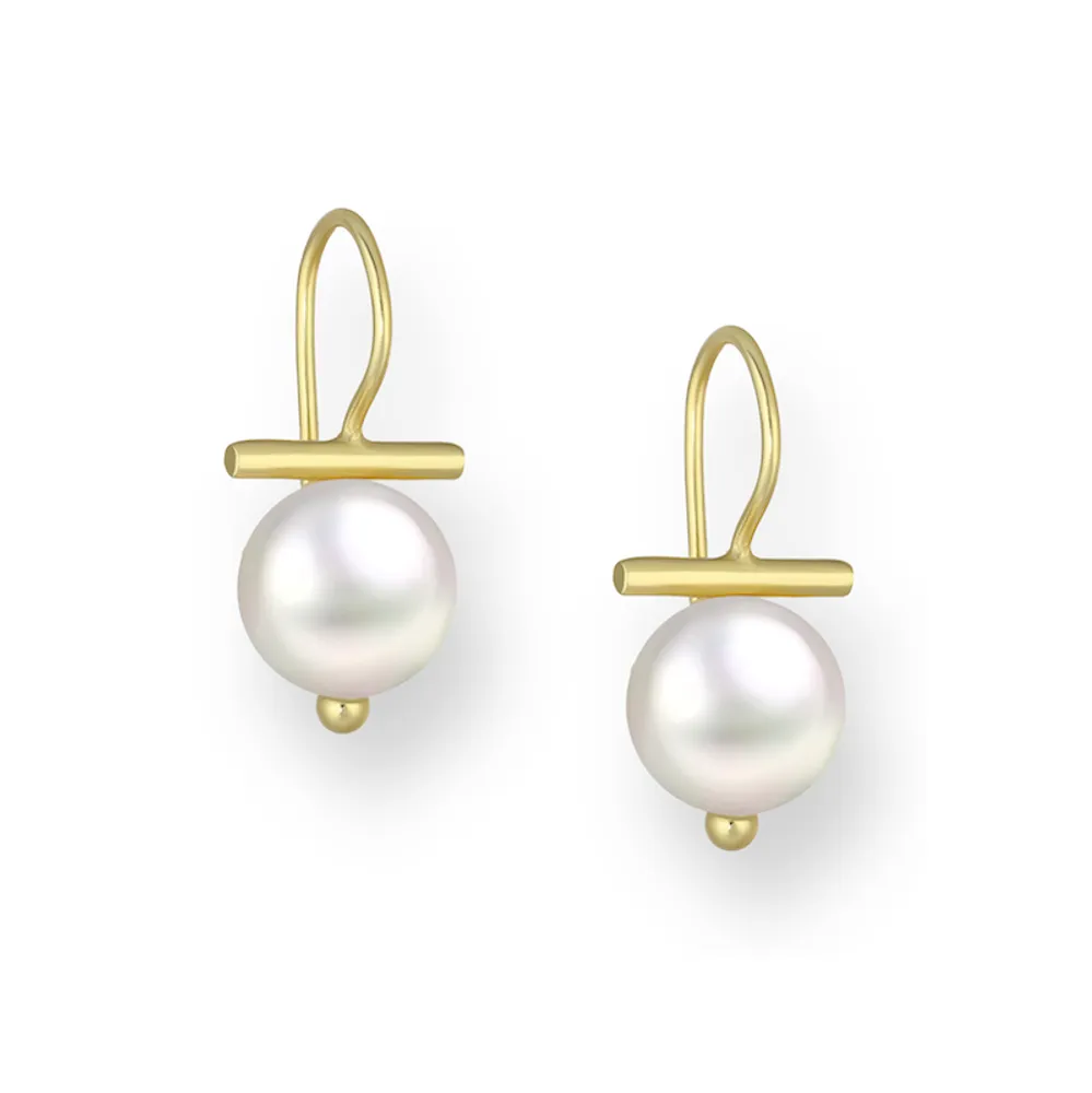 Pearl clearance hook earrings