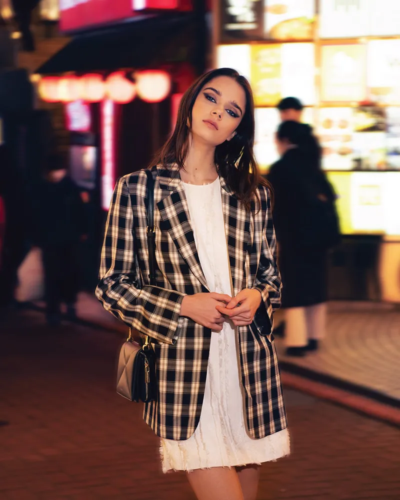 Reitmans Belle Bloom Love Mercy Checked Blazer The Pen Centre