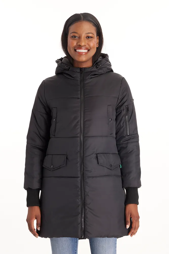 Reitmans Waterproof Mid Thigh Bomber Winter Coat Modern Eternity