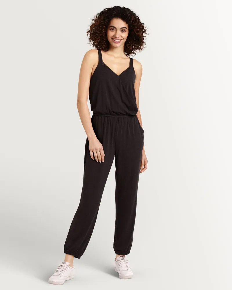 Reitmans black jumpsuit sale