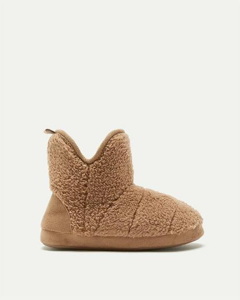 Sherpa bootie slippers shop