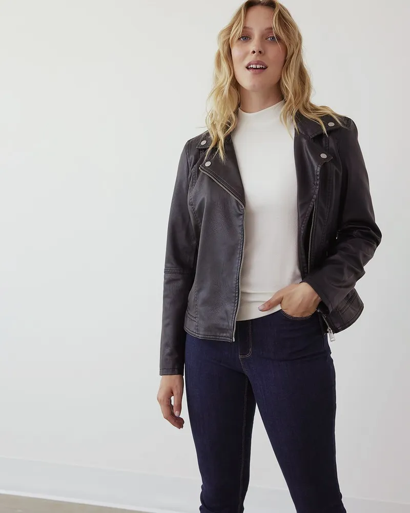Asda faux discount leather jacket