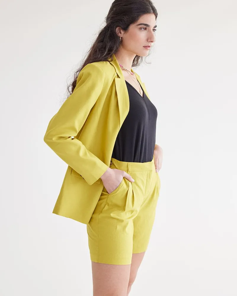 Reitmans Veston en lin boutonnage double Galeries de la Capitale