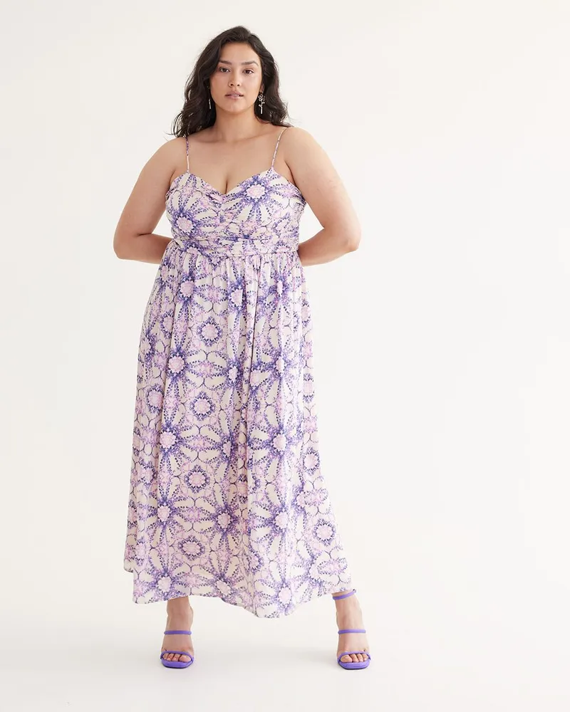 Reitmans Sleeveless Maxi Dress with Sweetheart Neckline