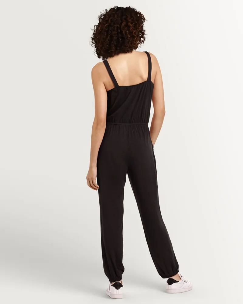 Reitmans Solid Spaghetti Straps Jumpsuit Scarborough Town Centre