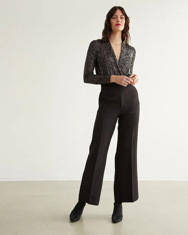 Reitmans Pantalon taille tr s haute jambe vas e Galeries de