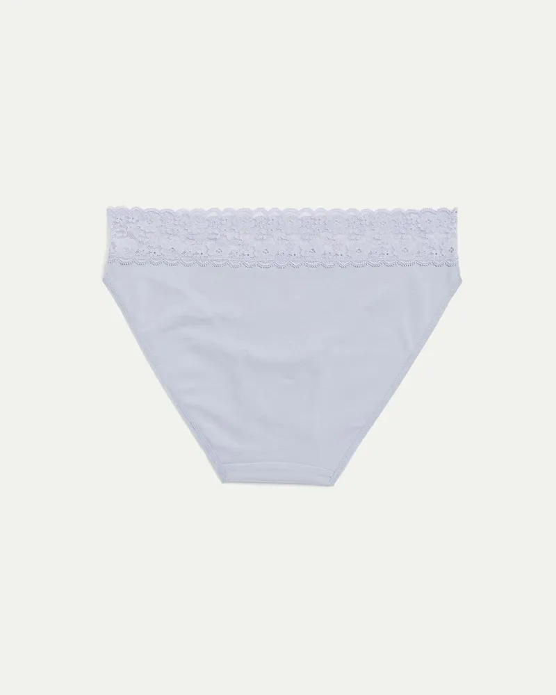 Reitmans Cotton Bikini Panties with Lace Waistband R Line