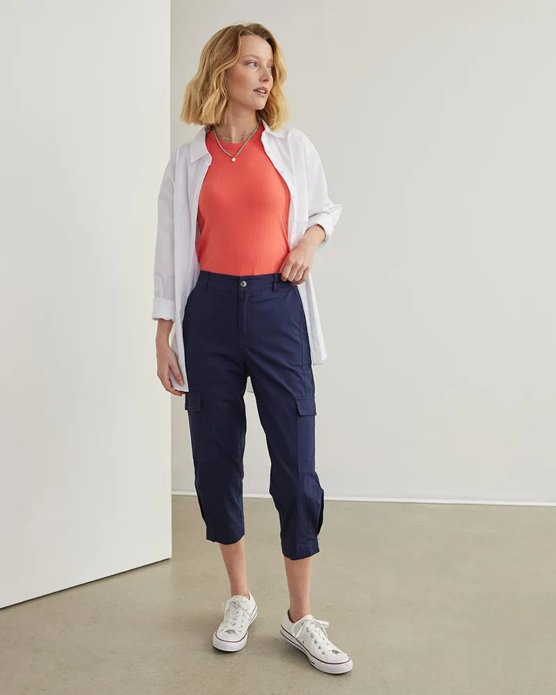 Pantalon capri femme reitmans online