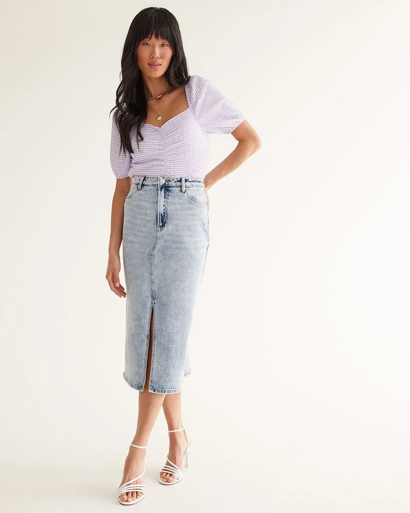 Free people sales wilshire skirt