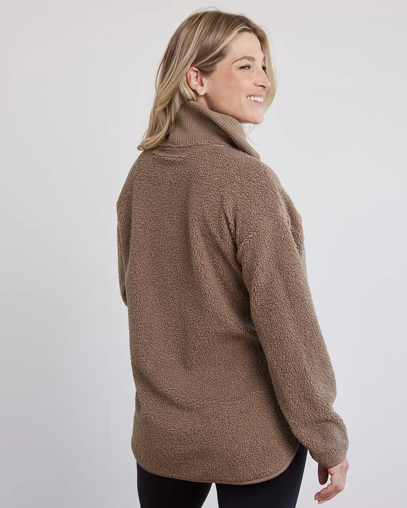 Maternity sherpa pullover outlet