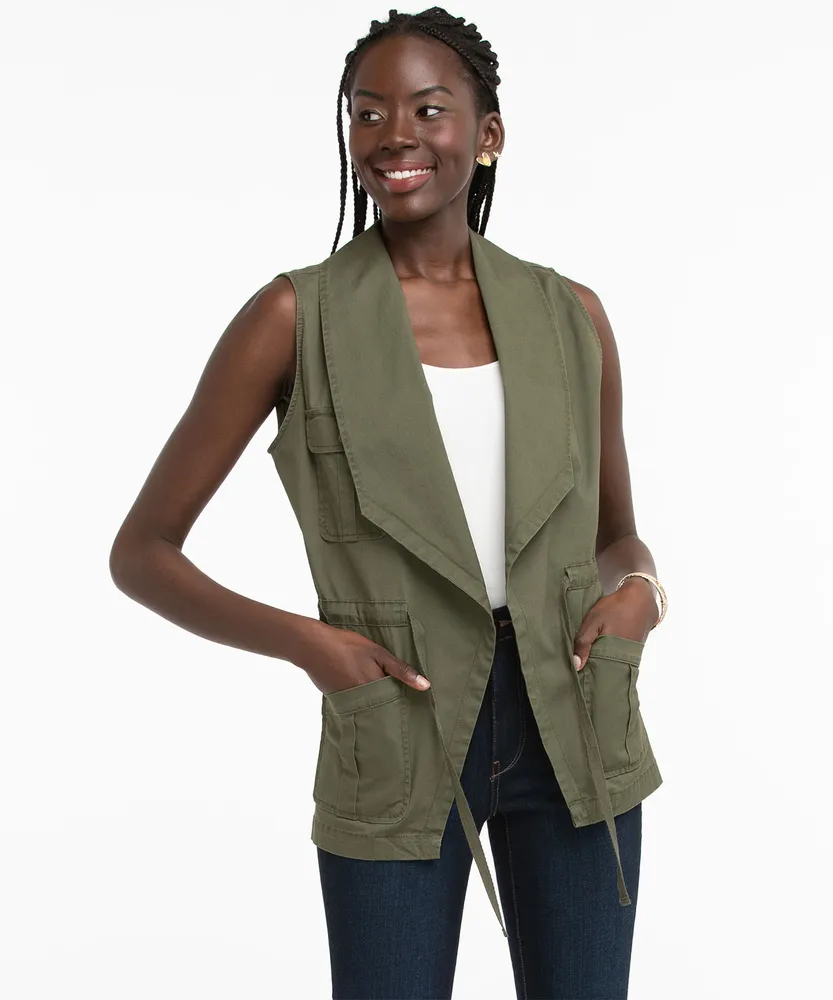 Utility vest khaki cheap