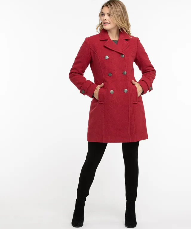 Nautica wool coat womens hot sale