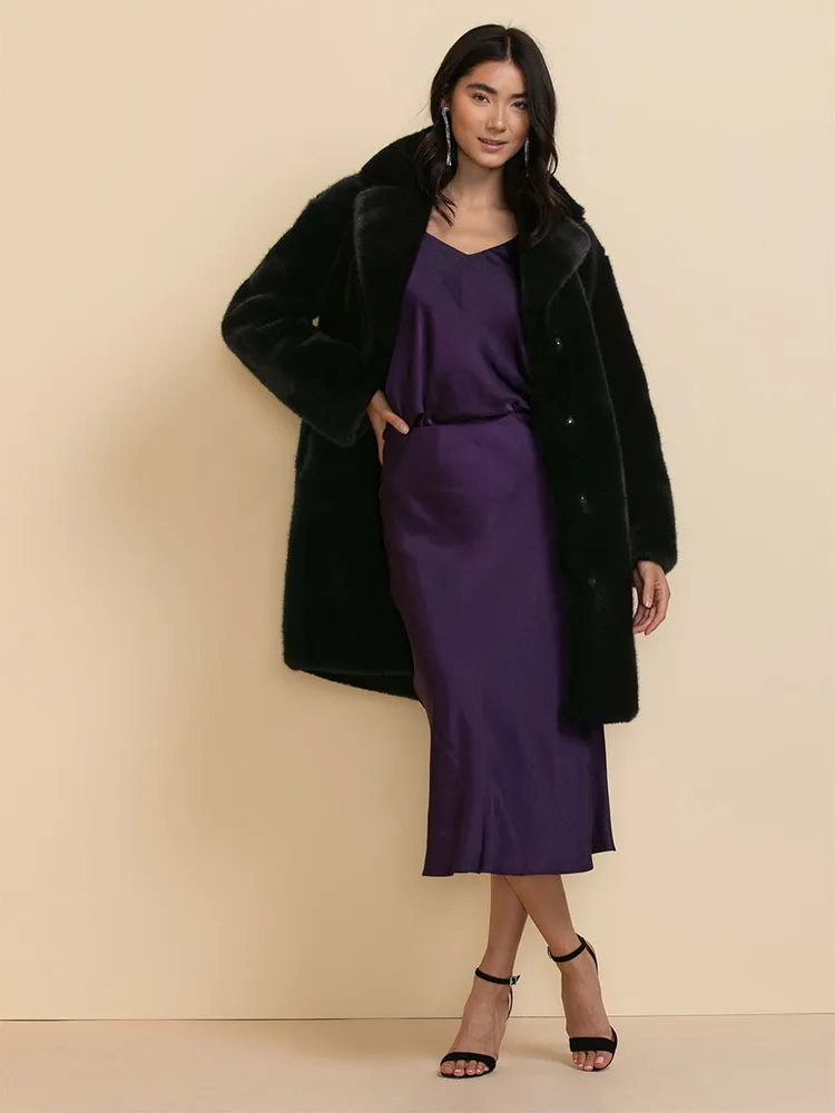 RICKI S Stella Faux Fur Coat Hillside Shopping Centre