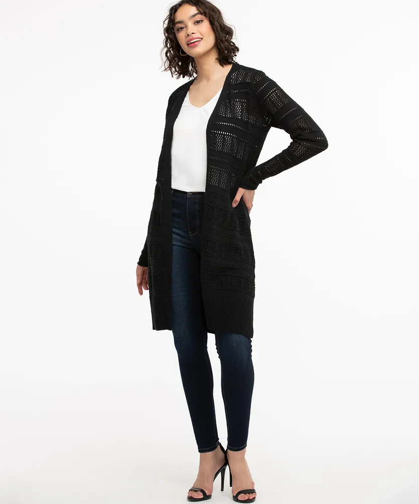 Pointelle new arrivals duster cardigan