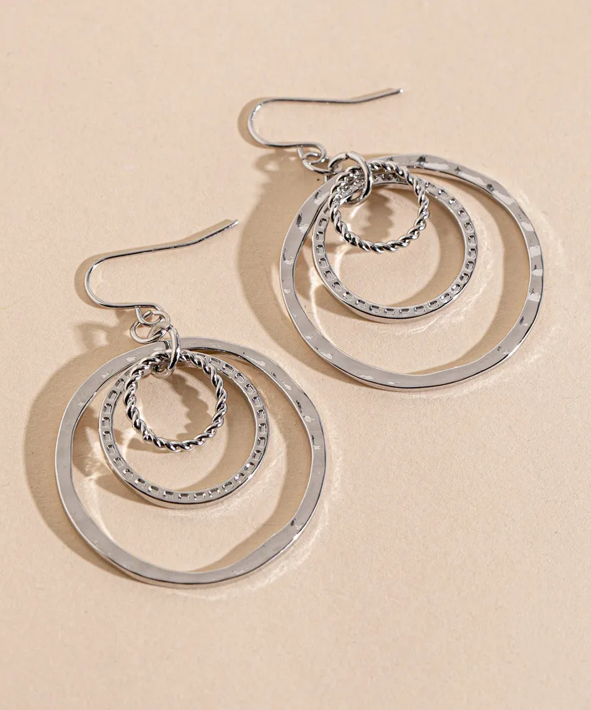 Drop down on sale silver earrings