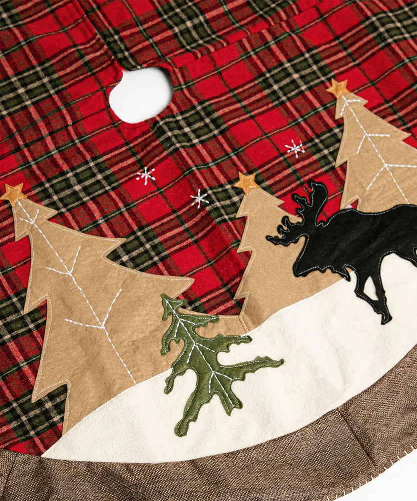 Gingham tree skirt discount