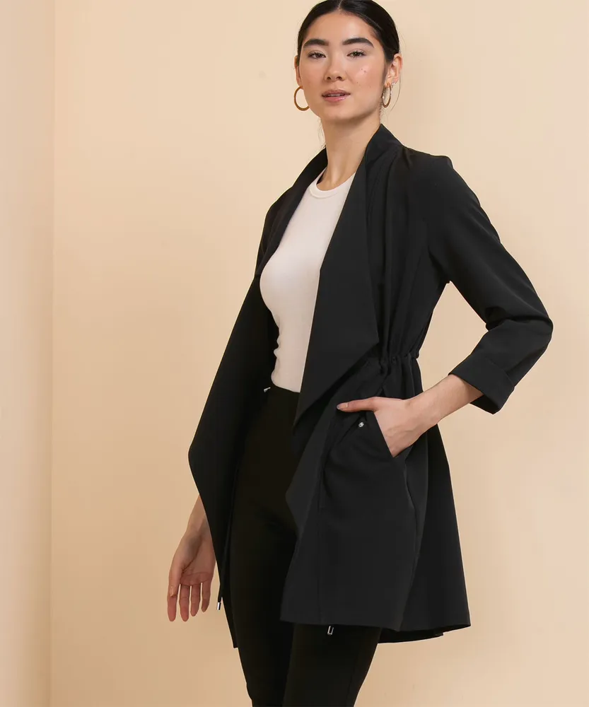 Long drape new arrivals front jacket