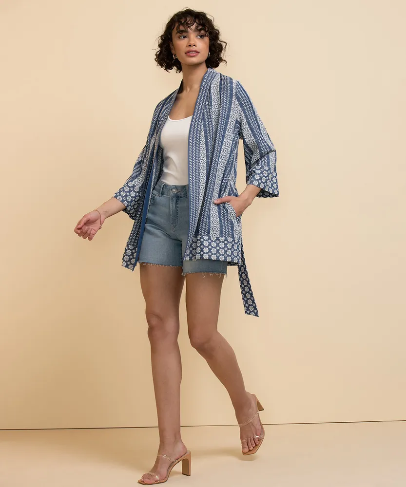 Belted kimono jacket 2025
