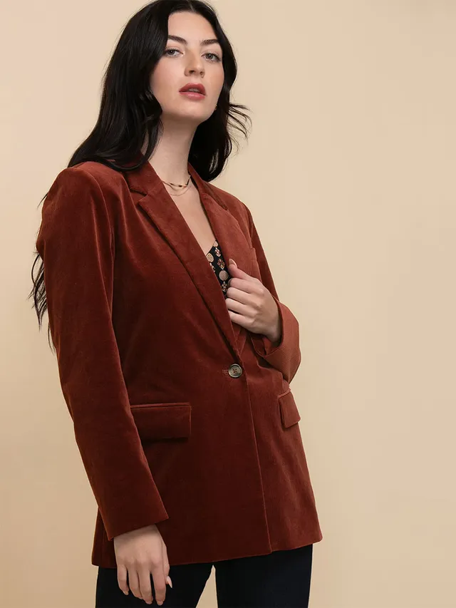 RICKI S Fine Wale Corduroy Blazer The Pen Centre