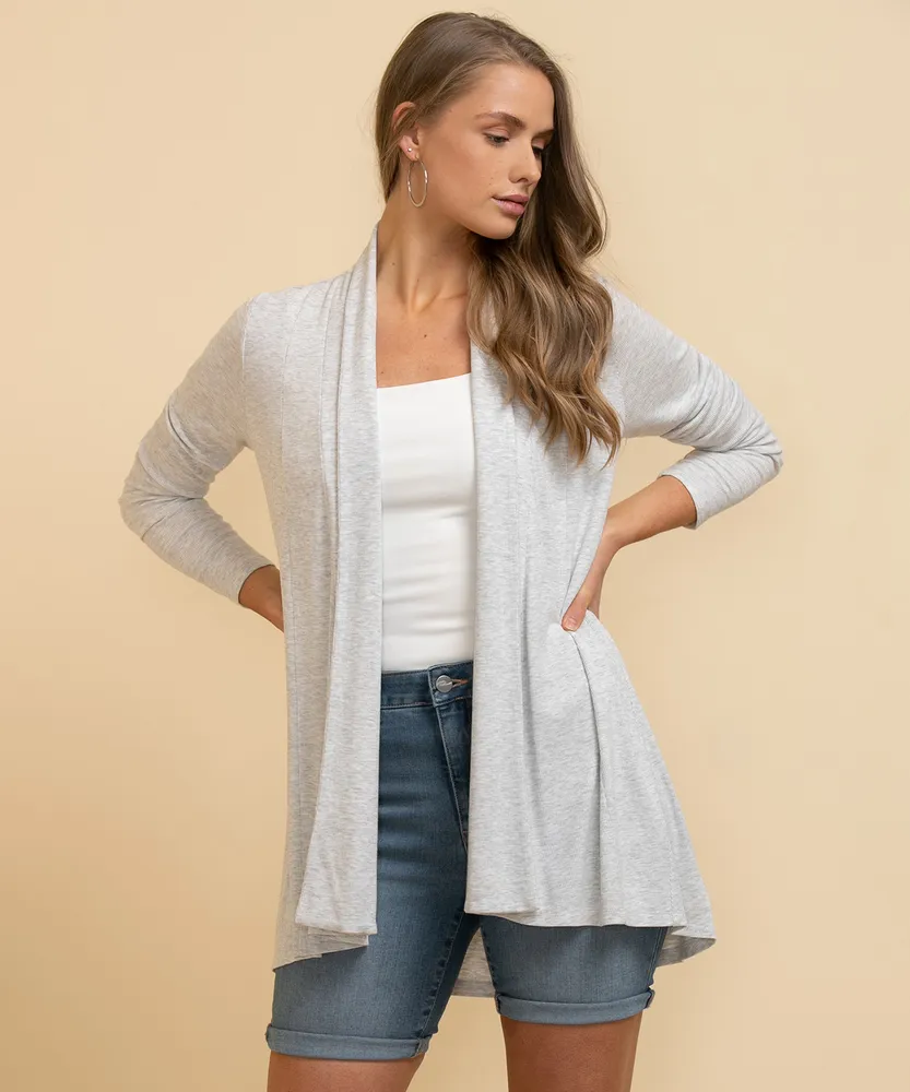 Front drape cardigan clearance