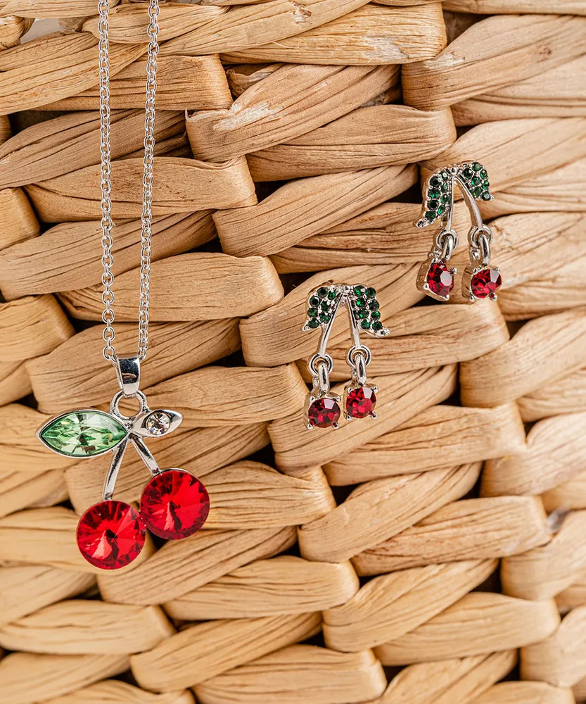 Swarovski cherry necklace store