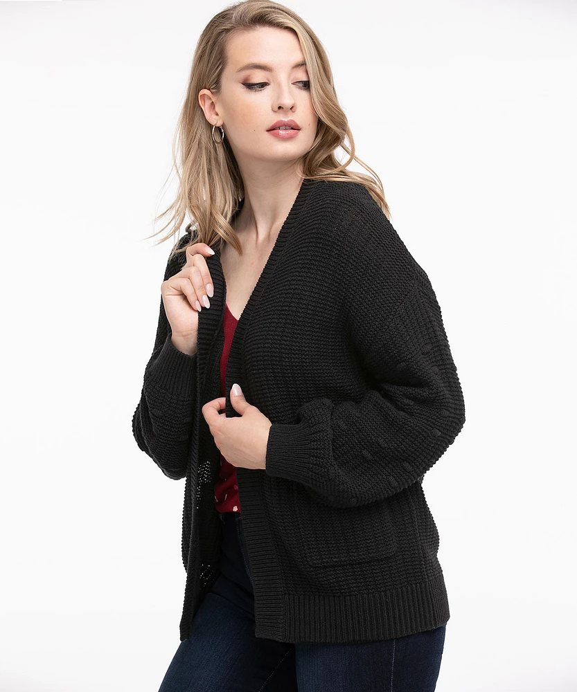 Bobble sleeve cardigan outlet