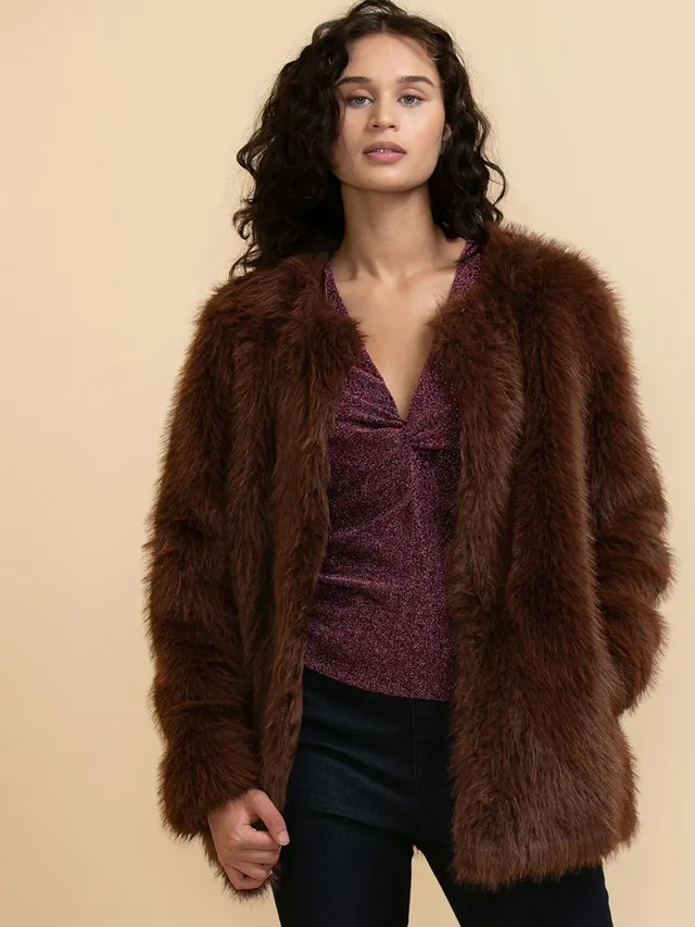 RICKI S Avery Faux Fur Coat Willowbrook Shopping Centre