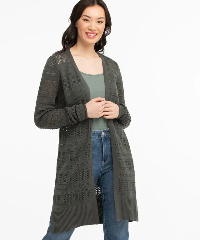 Pointelle new arrivals duster cardigan