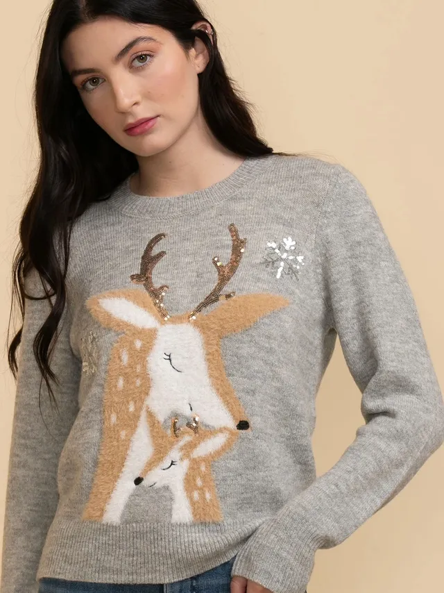 RICKI S Crewneck Mossy Sweater The Pen Centre