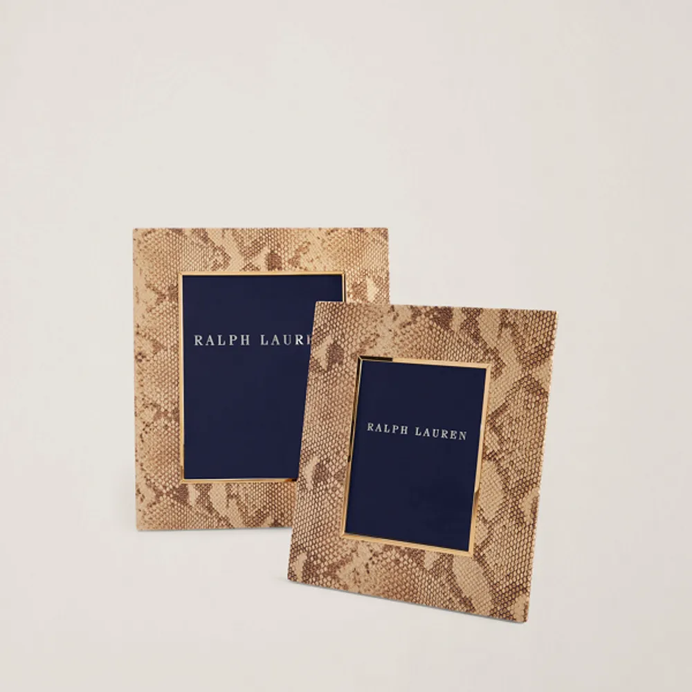 Ralph Lauren Cadre Piper gaufré façon serpent Les Terrasses du Port