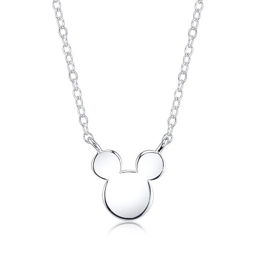 Mickey mouse silver pendant on sale