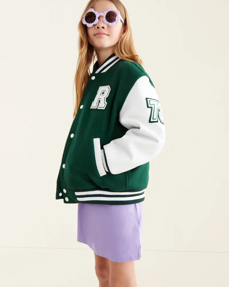 Roots varsity jacket womens online
