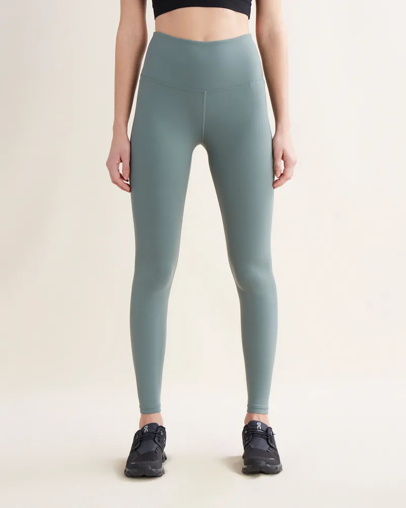 Roots Restore High Waisted Legging Pants in Balsam Green Halifax