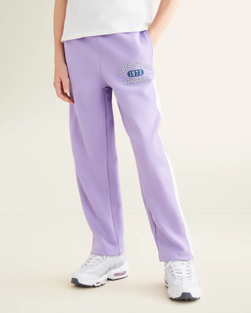 Roots sales purple sweatpants