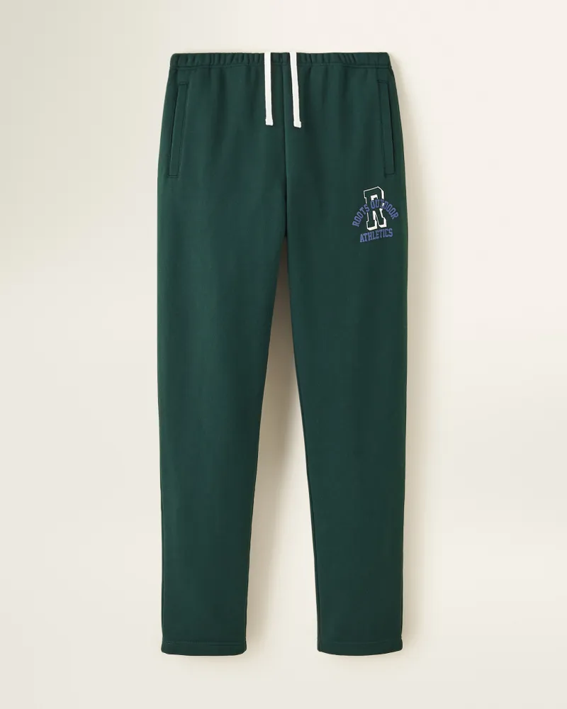 Roots green sweatpants best sale